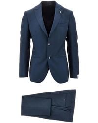 Luigi Bianchi - Single-Breasted Wool Suit - Lyst