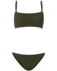 Hunza G - Iris Crinkle-Effect Bikini - Lyst