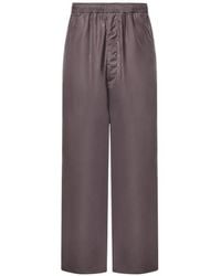MM6 by Maison Margiela - Elasticated-Waistband Straight-Leg Trousers - Lyst