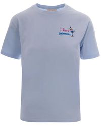 MC2 Saint Barth - Emilie Embroidered Cotton T-Shirt - Lyst