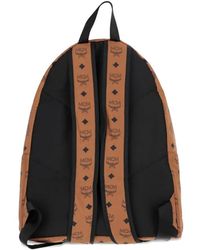 MCM - Mochila Con Motivo Del Monograma - Lyst