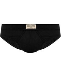 DSquared² - Logo-Patch Briefs - Lyst