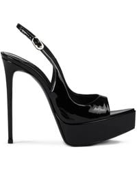 Le Silla - Slingback Pumps Met Open Neus - Lyst