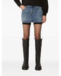 Fiorucci - Denim Mini Skirt - Lyst