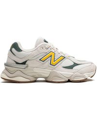 New Balance - 9060 "white/green" Sneakers - Lyst