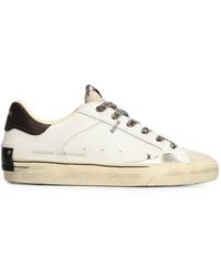 Crime London - Deconstructed Leopard-Print Laces Sneakers - Lyst