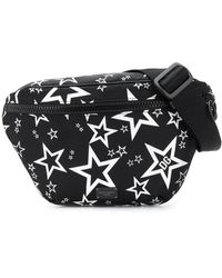 Dolce & Gabbana Gürteltasche mit Sterne-Print - Schwarz