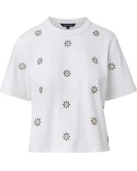 Veronica Beard - Sebastian Embellished T-Shirt - Lyst