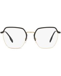 Burberry - Brille Mit Geometrischem Gestell - Lyst