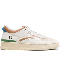 Date - Torneo Leather Sneakers - Lyst
