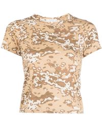 Rag & Bone - Camouflage-Print Short-Sleeved T-Shirt - Lyst