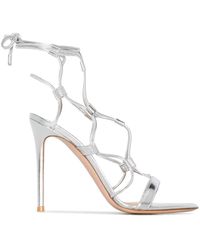 Gianvito Rossi - Giza 120mm Leather Sandals - Lyst