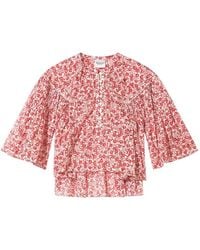 Isabel Marant - Veelia Floral-Print Top - Lyst