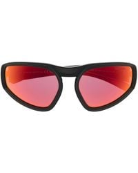 Moncler - Pentragra Shield-frame Sunglasses - Lyst