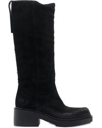Vic Matié - 55mm Suede Knee-high Boots - Lyst
