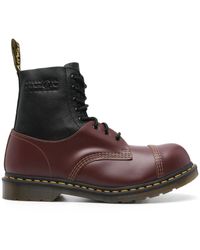MM6 by Maison Martin Margiela - X Dr. Martens Enkellaarzen Met Colourblocking - Lyst