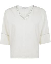 Fabiana Filippi - Camiseta con cuello en V - Lyst