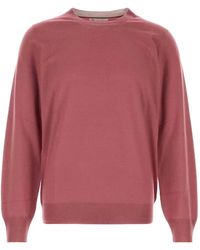 Brunello Cucinelli - Fine-Knit Sweater - Lyst