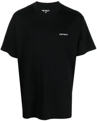 Carhartt - T-Shirt mit Logo-Stickerei - Lyst