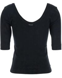 Brunello Cucinelli - Geribbeld T-Shirt - Lyst