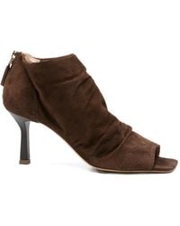 The Seller - Square Open-Toe Boots - Lyst