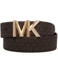 MICHAEL Michael Kors - Logo Print Belt - Lyst