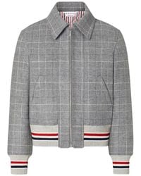 Thom Browne - Windowpane Houndstooth Tweed Jacket - Lyst