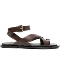 Bibi Lou - Vaz Flat Buckle Strap Sandals - Lyst