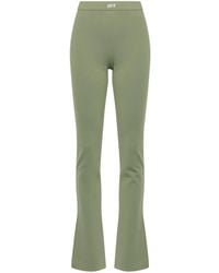 Off-White c/o Virgil Abloh - Logo-Print Bootcut Leggings - Lyst