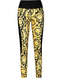 Versace - Leggins con estampado Barocco - Lyst