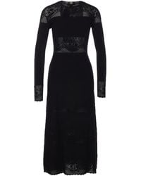 Twinset - Embroidered Knitted Maxi Dress - Lyst
