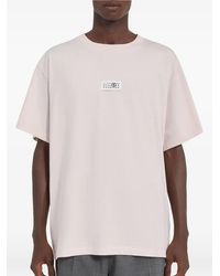 MM6 by Maison Margiela - Numeric Cotton T-Shirt - Lyst