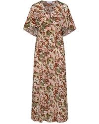 MARINELLA PICCINNO - Lucia Silk Dress - Lyst