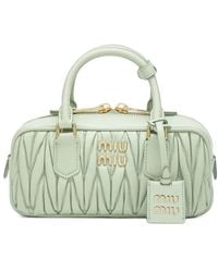 Miu Miu - Sac Porté Épaule Matelassé Arcadie En Cuir - Lyst