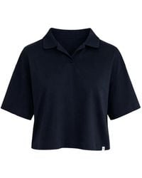 Woc - Collared Cropped T-Shirt - Lyst