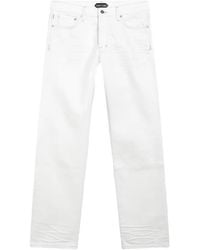 Tom Ford - Whiskered Straight-Leg Jeans - Lyst