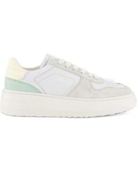 COPENHAGEN - Lace-Up Panelled Sneakers - Lyst