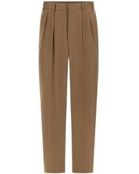 Corneliani - Pleated-Front Straight-Leg Trousers - Lyst