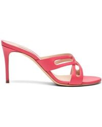 Casadei - Julia Cut-Out Sandals - Lyst