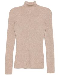 Maje - Gerippter Rollkragenpullover - Lyst