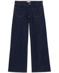 FRAME - Jean Le Slim Palazzo Modernist Pocket - Lyst