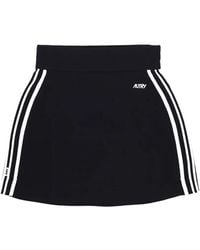 Autry - Minijupe À Taille Ceinturée - Lyst