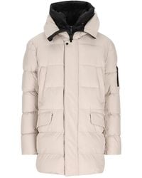 Moorer - Hooded Padded Coat - Lyst