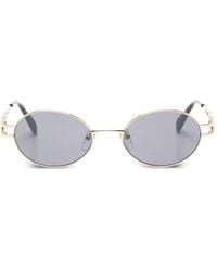 Zadig & Voltaire - Wing-Detail Oval-Frame Sunglasses - Lyst