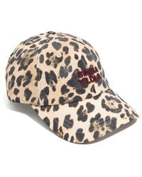 Bimba Y Lola - Baseballkappe mit Leoparden-Print - Lyst