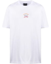 Paul & Shark - T-shirt a girocollo con stampa - Lyst