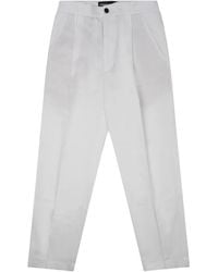 Department 5 - Gin Pleated Pressed-Crease Trousers - Lyst