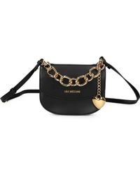 Love Moschino - Umhängetasche Mit Herz-Anhänger - Lyst