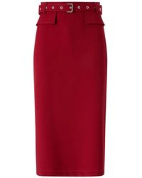 Pinko - Gazania Pencil Skirt With Belt - Lyst