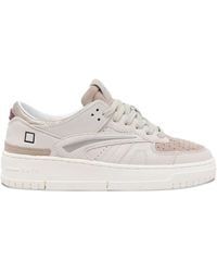Date - Torneo Suede Leather Sneakers - Lyst